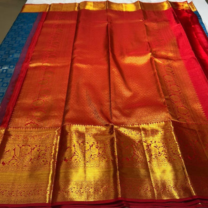 Pure Kanchivaram Silk Saree with 2g Zari