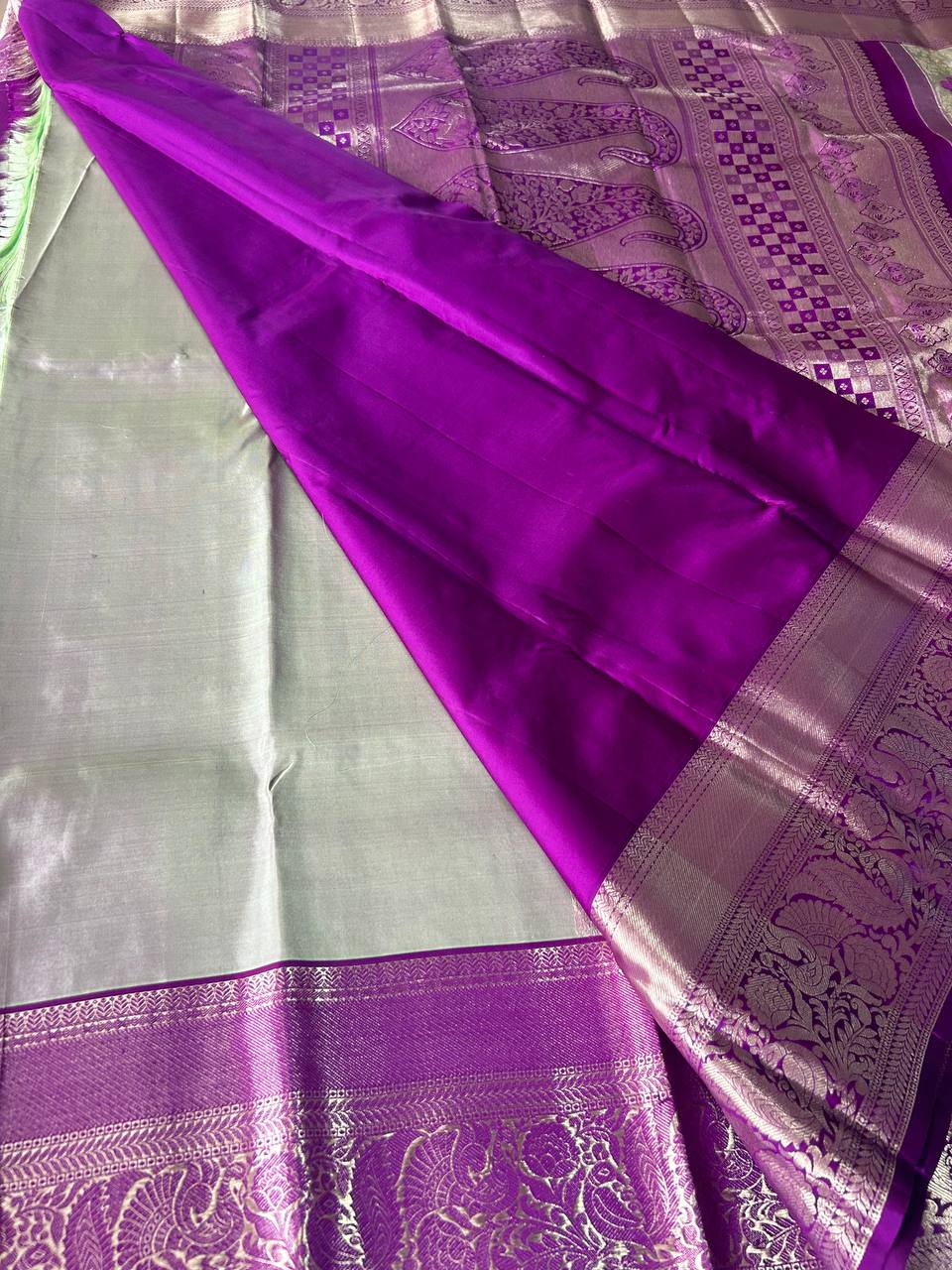 Trendy Butterfly Design Pure Kanchipuram Silk Saree