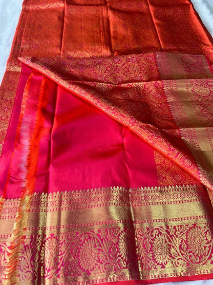 Pure Kanchipuram Silk Saree with 1g Zari