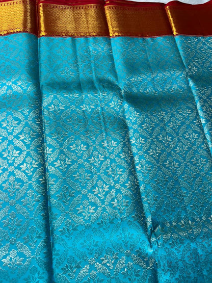 Pure Kanchipuram Silk Saree 2g Silver Zari