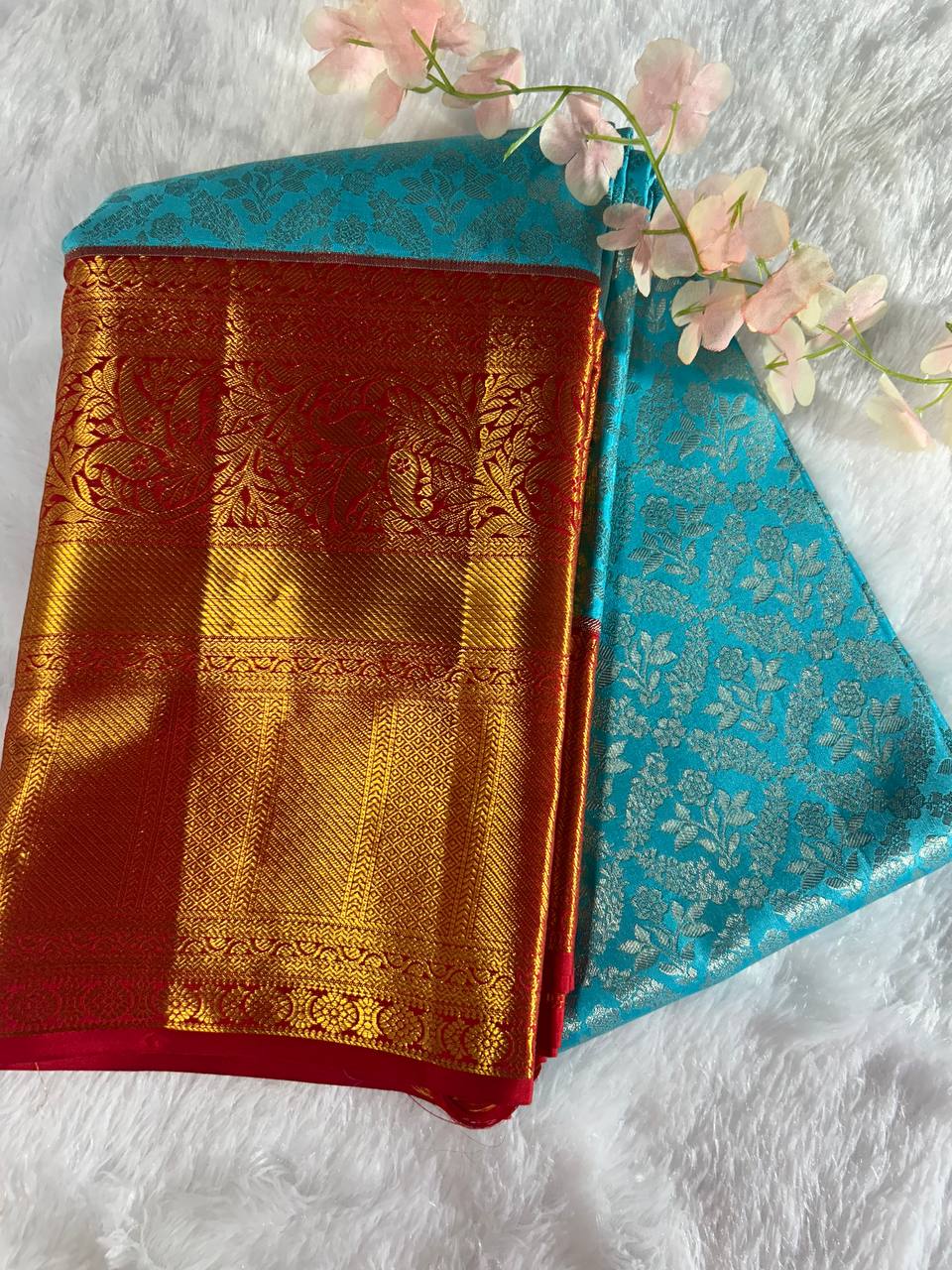 Pure Kanchipuram Silk Saree 2g Silver Zari