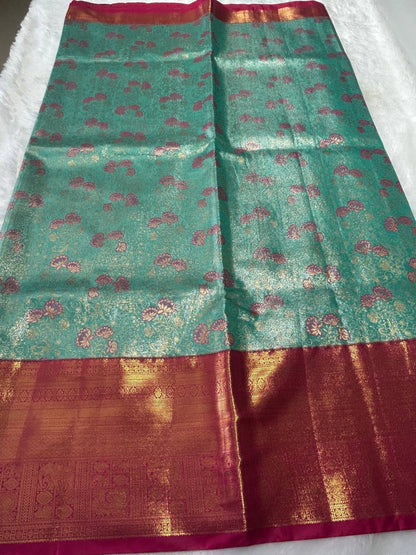 Premium bridal semi kanchipuram silk saree