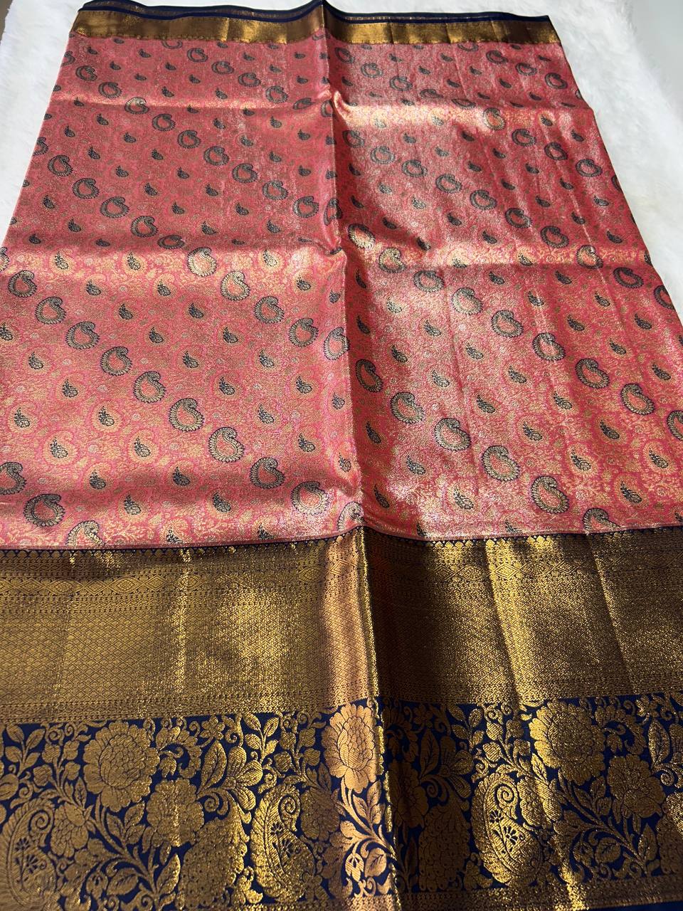 Premium bridal semi kanchipuram silk saree