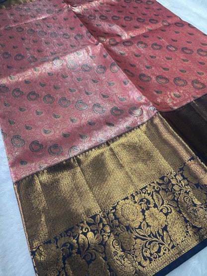 Premium bridal semi kanchipuram silk saree