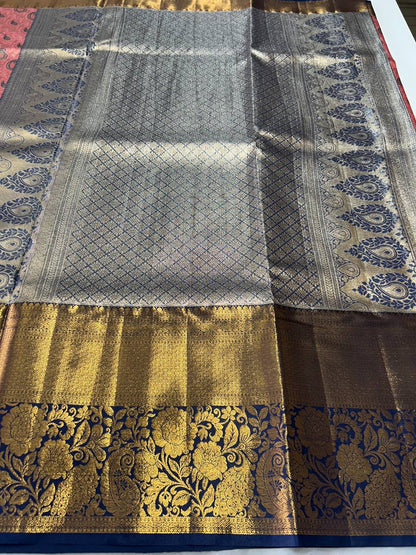 Premium bridal semi kanchipuram silk saree