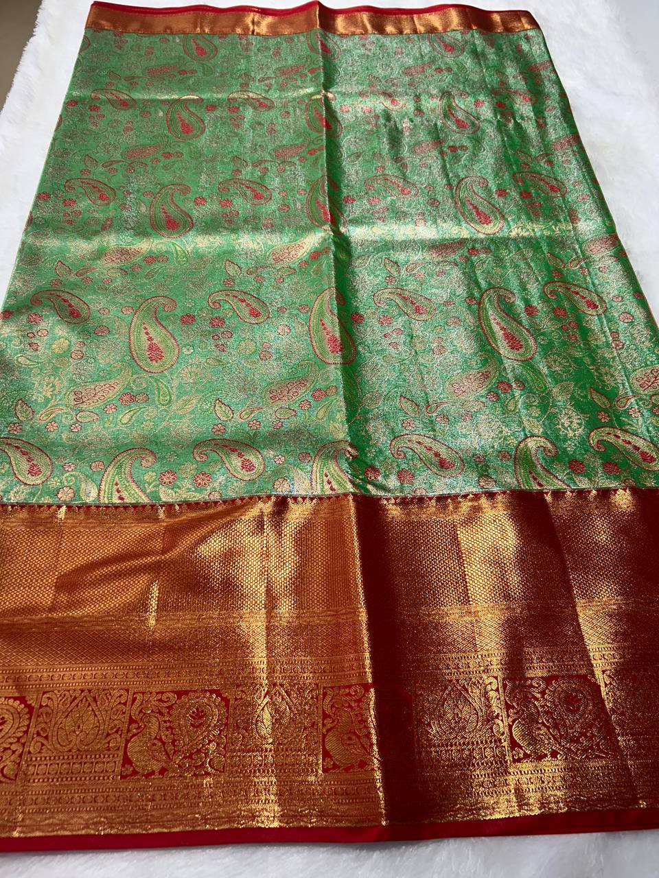 Premium bridal semi kanchipuram silk saree