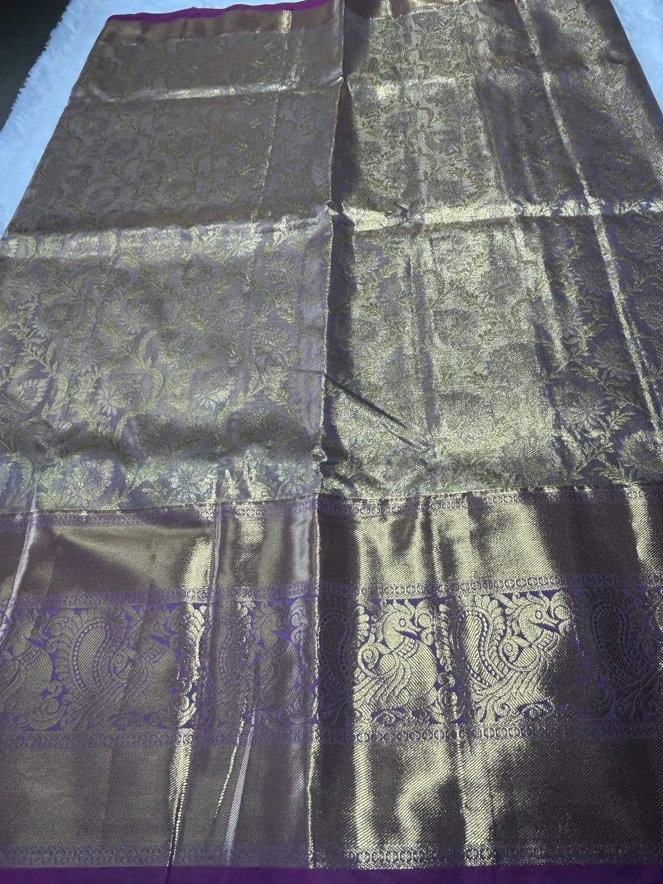 Premium bridal semi kanchipuram silk saree