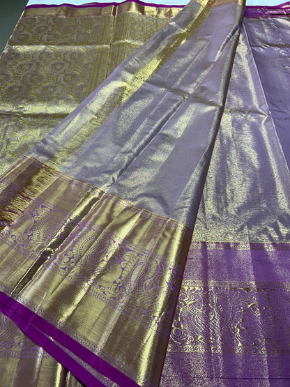 Premium bridal semi kanchipuram silk saree