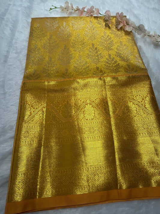 Premium bridal semi kanchipuram silk saree