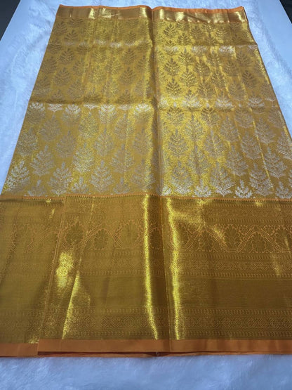 Premium bridal semi kanchipuram silk saree