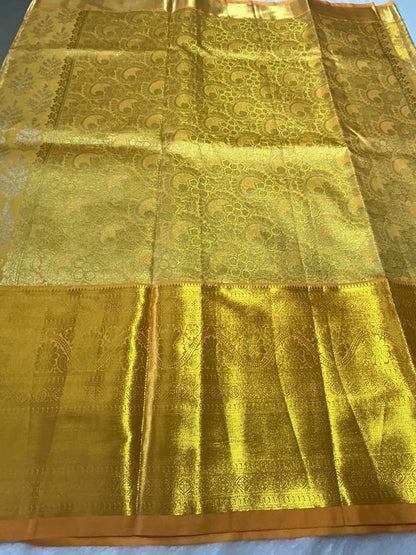 Premium bridal semi kanchipuram silk saree