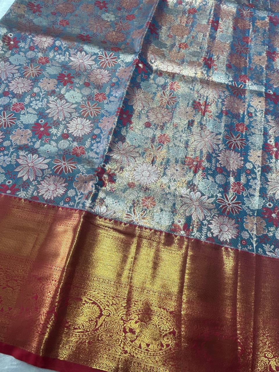 Premium bridal semi kanchipuram silk saree