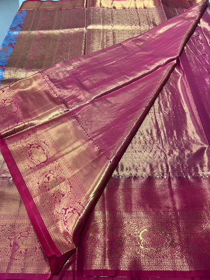 Premium bridal semi kanchipuram silk saree