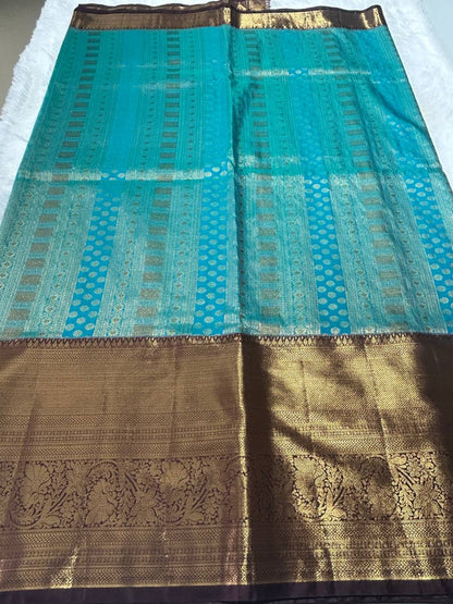 Premium bridal semi kanchipuram silk saree