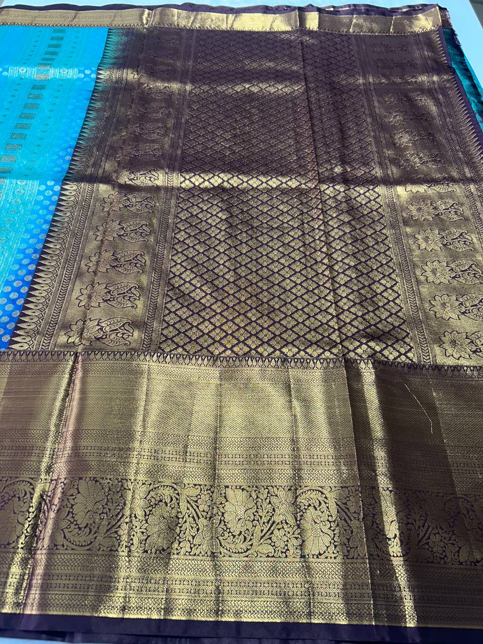 Premium bridal semi kanchipuram silk saree